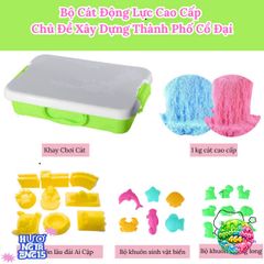Bộ Đồ Chơi Cát Động Lực Ai Cập Cổ Đại - Khuôn Làm Bánh, Kem An Toàn Cho Bé Từ 3 Tuổi - Quà Tặng Sinh Nhật Giáo Dục