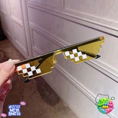 Kính Mắt Thug Life Minecraft 6 Chấm - Kiểu Dáng Độc Đáo, Phong Cách Thời Trang Nhiều Màu Sắc cho Nam Nữ