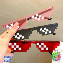 Kính Thuglife 6 Chấm MINECRAFT Đầy Màu Sắc - Kính Thời Trang Nam Nữ Phong Cách Cool Ngầu, Hot Trend 2021