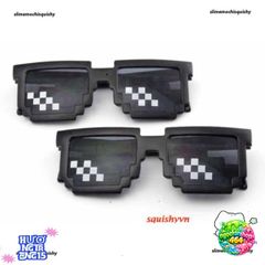 Kính Mắt Thug Life Cá Tính - Kính Thời Trang Minecraft Unisex Chống UV Siêu Ngầu, Phong Cách Trẻ Trung 2023