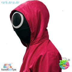 Mặt Nạ Squid Game Hàn Quốc - Đạo Cụ Halloween Độc Đáo, Phù Hợp Cho Người Lớn & Trẻ Em, Quà Tặng Tuyệt Vời Cho Fan Hâm Mộ