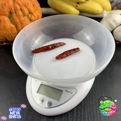 Cân Điện Tử Nhà Bếp Mini 1g-5Kg Chính Xác Cao, Tặng 2 Pin AAA - Thước Đo Định Lượng Làm Bánh Tiện Lợi