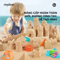 Bộ Cát Động Lực Mideer 2024 - Đồ Chơi Nghệ Thuật An Toàn Cho Trẻ Em Từ 3 Tuổi, Chơi Cát Trên Cạn Và Dưới Nước, Không Dính Tay