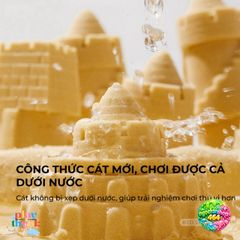 Bộ Cát Động Lực Mideer 2024 - Đồ Chơi Nghệ Thuật An Toàn Cho Trẻ Em Từ 3 Tuổi, Chơi Cát Trên Cạn Và Dưới Nước, Không Dính Tay