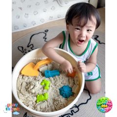 Bộ Cát Động Lực Mideer 2024 - Đồ Chơi Nghệ Thuật An Toàn Cho Trẻ Em Từ 3 Tuổi, Chơi Cát Trên Cạn Và Dưới Nước, Không Dính Tay