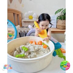Bộ Cát Động Lực Mideer 2024 - Đồ Chơi Nghệ Thuật An Toàn Cho Trẻ Em Từ 3 Tuổi, Chơi Cát Trên Cạn Và Dưới Nước, Không Dính Tay