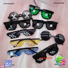 Mắt Kính Thug Life 6 Chấm Nhiều Sắc Màu PVN52031 - Phụ Kiện Thời Trang Độc Đáo Dành Cho Game Thủ