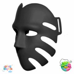 Mặt Nạ Squid Game 3D Cosplay Đen - Đạo Cụ Halloween Chụp Hình Độc Đáo, Trang Phục Tiệc Hóa Trang Thú Vị