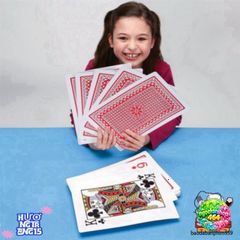 Bộ Bài Tây Khổng Lồ Gấp 9 Lần - Kích Thước A4, Chất Liệu Cao Cấp, Giải Trí Sáng Tạo Cho Gia Đình và Bạn Bè