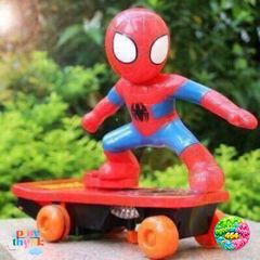 Ván Trượt Spider Man Phát Sáng - Đồ Chơi Người Nhện Lướt Ván An Toàn Cho Bé Từ 2 Tuổi, Màu Sắc Tươi Sáng, Chất Liệu Nhựa Nhập Khẩu