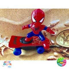 Ván Trượt Spider Man Phát Sáng - Đồ Chơi Người Nhện Lướt Ván An Toàn Cho Bé Từ 2 Tuổi, Màu Sắc Tươi Sáng, Chất Liệu Nhựa Nhập Khẩu