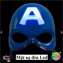 Bộ Trang Phục Đội Trưởng Mỹ Captain America - Mặt Nạ Chất Lượng Cao Có Đèn Âm Thanh, Đồ Chơi Siêu Anh Hùng cho Bé Trai