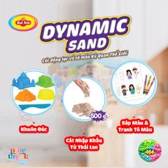 Bộ Đồ Chơi Cát Động Lực và Tô Màu An Toàn R-Star K-331 - Trải Nghiệm Khoa Học Nghệ Thuật Cho Bé Từ 3 Tuổi