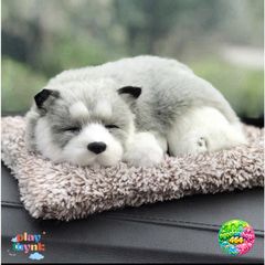 Thú Bông Khử Mùi Ô Tô Than Hoạt Tính Chính Hãng - Phụ Kiện Trang Trí Taplo Ô Tô Gấu Trúc, Poodle, Huski, Cat