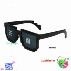 Kính Mát Thug Life và Minecraft - Kính Râm Thời Trang Siêu Ngầu Cho Nam Nữ, Chất Lượng Cao, Bảo Vệ UV