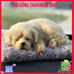 Khử Mùi Ô Tô An Toàn - Thú Bông Mèo Lông Mượt Lọc Khí Với Than Hoạt Tính - Phụ Kiện Trang Trí Xe Hơi Độc Đáo