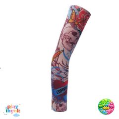 Áo Hình Xăm Pyiyi - Áo Tay Phong Cách Độc Đáo Họa Tiết Thời Trang Nữ, Chất Liệu Polyester Co Giãn, Phong Cách Năng Động