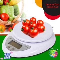 Cân Điện Tử Nhà Bếp LS1-0661-673 - Đo Chính Xác từ 10g đến 5kg, Màn Hình LCD, Thích Hợp Cân Thực Phẩm, Nguyên Liệu Làm Bánh