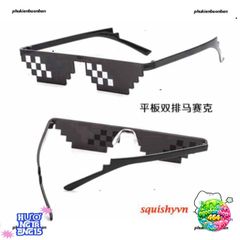 Kính MINECRAFT Thuglife 6 Chấm - Kính Mắt Phong Cách Mạnh Mẽ, Đẹp Chất, Giá Rẻ, Hot Trend 2021