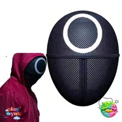 Mặt Nạ Squid Game Halloween - Trò Chơi Con Mực, Đồ Chơi Lễ Hội, Chất Liệu An Toàn, Thoải Mái Cho Người Lớn & Trẻ Em