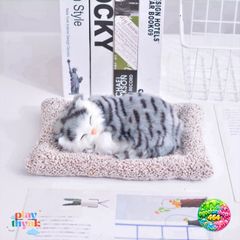 Mèo Bông Khử Mùi Than Hoạt Tính 27cm - Đồ Trang Trí Xe Hơi Dễ Thương, Khử Mùi Hiệu Quả, An Toàn cho Không Gian Sống