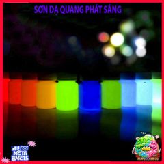 Sơn Dạ Quang 20ML 7 Màu - Tỏa Sáng Rực Rỡ Cho Móng Tay và Trang Điểm, An Toàn, Dễ Sử Dụng, Phát Sáng Trong Đêm
