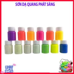 Sơn Dạ Quang 20ML 7 Màu - Tỏa Sáng Rực Rỡ Cho Móng Tay và Trang Điểm, An Toàn, Dễ Sử Dụng, Phát Sáng Trong Đêm