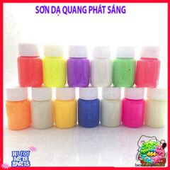 Sơn Dạ Quang 20ML 7 Màu - Tỏa Sáng Rực Rỡ Cho Móng Tay và Trang Điểm, An Toàn, Dễ Sử Dụng, Phát Sáng Trong Đêm