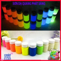 Sơn Dạ Quang 20ML 7 Màu - Tỏa Sáng Rực Rỡ Cho Móng Tay và Trang Điểm, An Toàn, Dễ Sử Dụng, Phát Sáng Trong Đêm