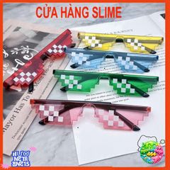 Kính Thuglife 6 Chấm MINECRAFT Nhiều Màu Sắc - Kính Thời Trang Hợp Trend 2021 dành cho Nam Nữ