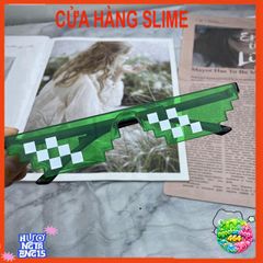 Kính Thuglife 6 Chấm MINECRAFT Nhiều Màu Sắc - Kính Thời Trang Hợp Trend 2021 dành cho Nam Nữ