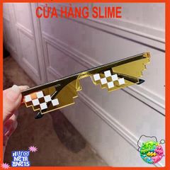 Kính Thuglife 6 Chấm MINECRAFT Nhiều Màu Sắc - Kính Thời Trang Hợp Trend 2021 dành cho Nam Nữ