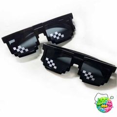Kính Mát Thug Life Oversized - Phụ Kiện Thời Trang Đậm Chất Gamer, Chống Tia UV, Dành Cho Nam Nữ, Siêu Ngầu Màu Đen