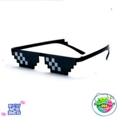 Kính Thug Life 8Bit - Kính mắt phong cách côn đồ thời thượng, bảo vệ mắt, phụ kiện độc đáo cho game thủ Minecraft