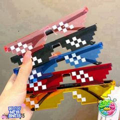 Kính Mắt Thug Life MINECRAFT 8bit - Phụ Kiện Thời Trang Độc Đáo Dành Cho Nam Nữ, Kính Chắn Bụi Chất Lượng cao