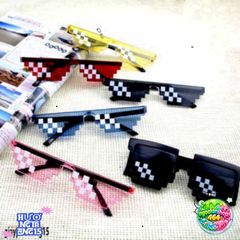 Kính Mắt Thug Life MINECRAFT 8bit - Phụ Kiện Thời Trang Độc Đáo Dành Cho Nam Nữ, Kính Chắn Bụi Chất Lượng cao