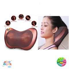Gối Massage Hồng Ngoại 8 Bi - Mát Xa Chuyên Sâu Cổ, Vai, Lưng - Thiết Bị Thư Giãn Đa Năng, Giảm Đau Hiệu Quả