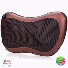 Gối Massage Hồng Ngoại 8 Bi - Mát Xa Chuyên Sâu Cổ, Vai, Lưng - Thiết Bị Thư Giãn Đa Năng, Giảm Đau Hiệu Quả
