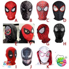 Mặt Nạ Cosplay Người Nhện Đàn Hồi - Mũ Trùm Đầu Siêu Anh Hùng Cho Người Lớn, Tiệc Halloween, Quà Tặng Fan Marvel