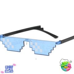 Kính Thug Life 6 Chấm Minecraft - Kính Mát Bảo Vệ Chống Bụi Cute và Ngầu, Phong Cách 8Bit cho Nam Nữ