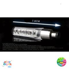 Bộ 2 Đèn Gắn Van Xe Tạo Chữ LED Cho Xe Máy & Xe Đạp - Hiệu Ứng Ánh Sáng Khi Chạy, Mã MSV57