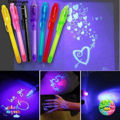 Bộ 4 Bút Mực Tàng Hình VTO30 Kèm Đèn UV - Viết Thư Mật Chất Lượng Cho Học Sinh và Trẻ Em - Quà Tặng Sáng Tạo