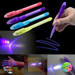 Bộ 4 Bút Mực Tàng Hình VTO30 Kèm Đèn UV - Viết Thư Mật Chất Lượng Cho Học Sinh và Trẻ Em - Quà Tặng Sáng Tạo