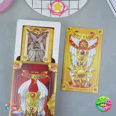 Bộ Bài Tarot Sakura Clow Tiêu Chuẩn - 57 Lá Mới, Hình Ảnh Đạt Chuẩn, Màu Sắc Tươi Sáng, Quà Tặng Fan Hâm Mộ Anime