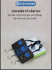 Cân Điện Tử Xách Tay Mini GIGAHOME - Cân Hành Lý 40kg Với Màn Hình LCD Dễ Đọc - Tiện Ích Cho Đi Chợ Và Du Lịch