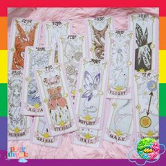 Bộ Bài Tarot Sakura Clear Card - Bộ Bài Bói 20 Lá và 9 Nhân Vật Anime - Quà Tặng Yêu Thích cho Fan Cardcaptor Sakura