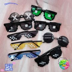 Kính Mát Gọng Vuông Thug Life - Kính Hip Hop Sành Điệu Unisex Thời Trang Độc Đáo Cho Game Thủ và Tín Đồ Meme