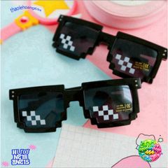 Kính Mát Gọng Vuông Thug Life - Kính Hip Hop Sành Điệu Unisex Thời Trang Độc Đáo Cho Game Thủ và Tín Đồ Meme