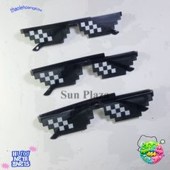 Kính Mát Gọng Vuông Thug Life - Kính Hip Hop Sành Điệu Unisex Thời Trang Độc Đáo Cho Game Thủ và Tín Đồ Meme