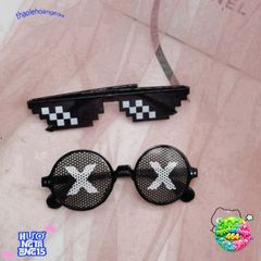 Kính Mát Gọng Vuông Thug Life - Kính Hip Hop Sành Điệu Unisex Thời Trang Độc Đáo Cho Game Thủ và Tín Đồ Meme